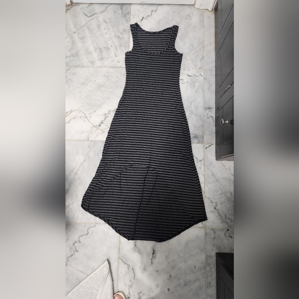 Black and gray dress